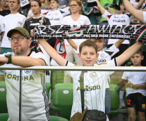 Legia Warszawa - Zagłębie Lubin: Zdjęcia kibiców