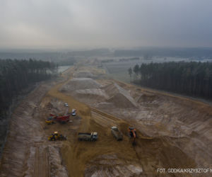 Budowa S7 na trasie Napierki - Płońsk. Zobacz postępy prac [GALERIA]
