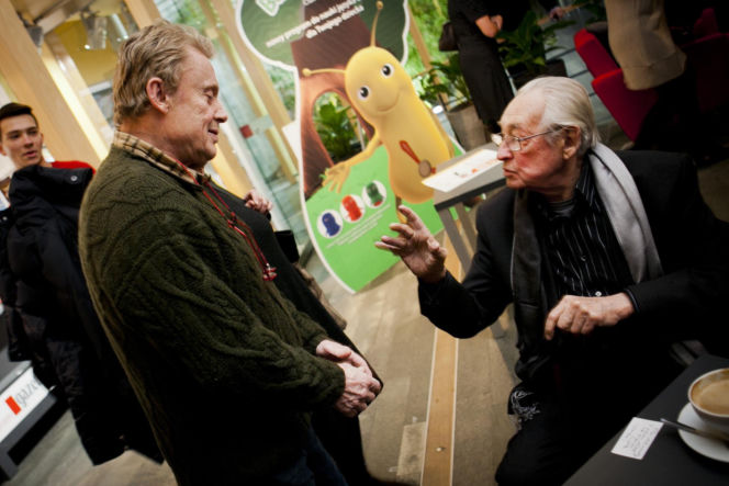 Andrzej Wajda i Daniel Olbrychski 