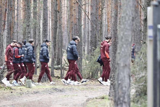 Polska - Holandia. Piłkarze poszli do lasu