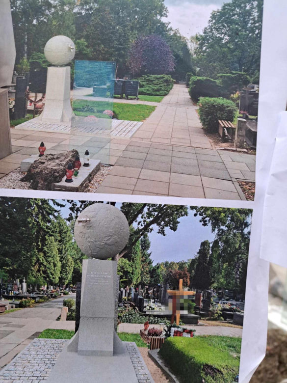 Tak wygląda grób Mirosława Hermaszewskiego rok po śmierci 