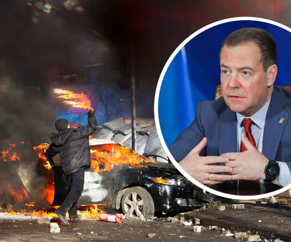 Miedwiediew grozi Europie! Na ulicach europejskich miast zapłoną opony ku chwale bohaterów Majdanu