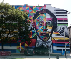 MURAL Z ARTUREM RUBINSTEINEM