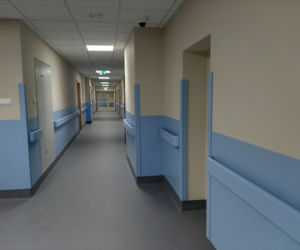 Szpital tymczasowy w Radomiu: wnętrza centrum rehabilitacji
