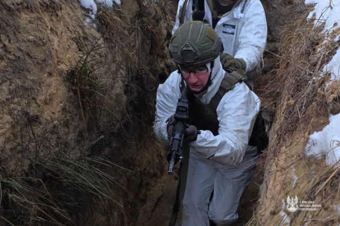 Podlascy terytorialsi doskonalili swoje umiejętności. Kilkunastokilometrowy marsz i ćwiczenia z ratownictwa