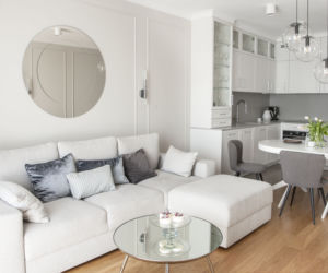  75-metrowe mieszkanie w stylu modern classic