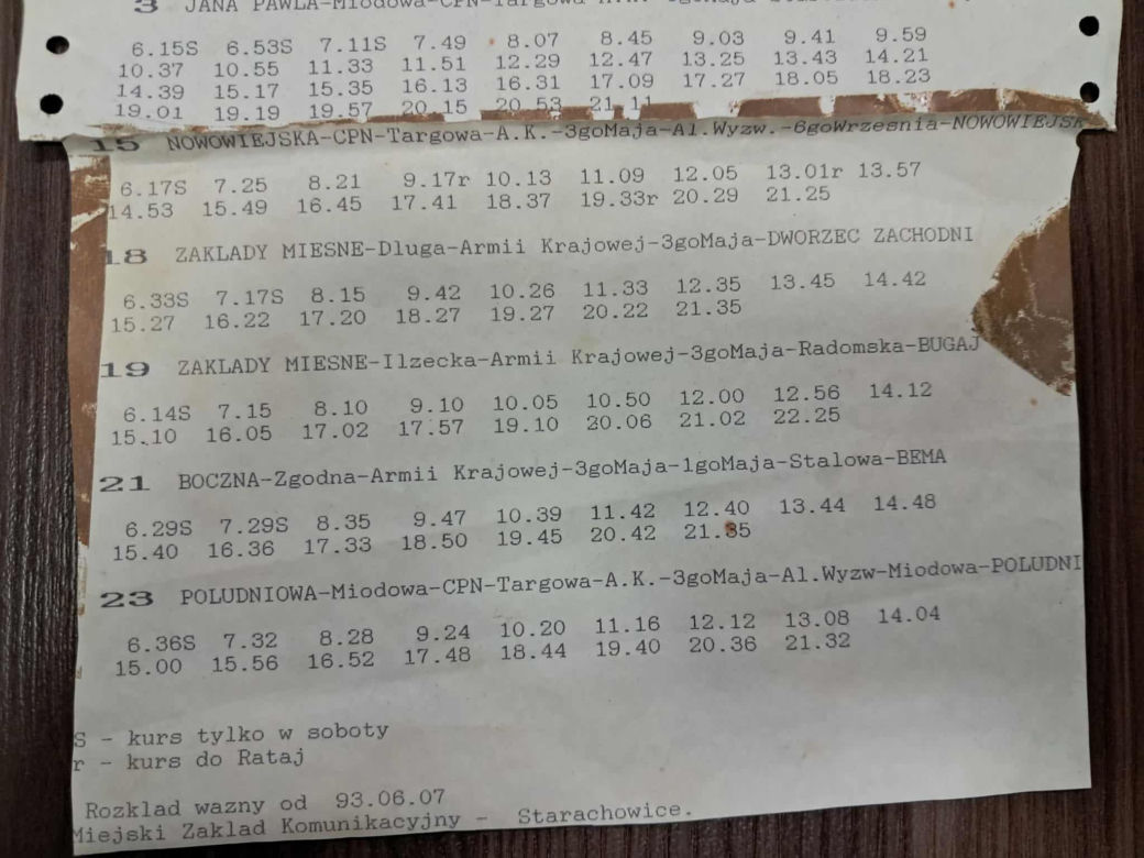 70 lat starachowickiej komunikacji miejskiej