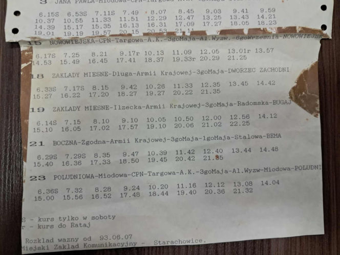 70 lat starachowickiej komunikacji miejskiej