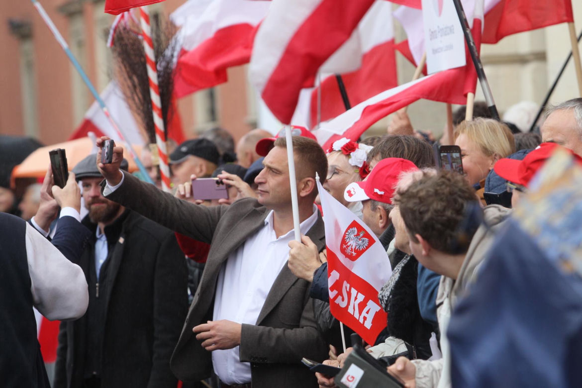 Manifestacja Prawa i Sprawiedliwości w Warszawie