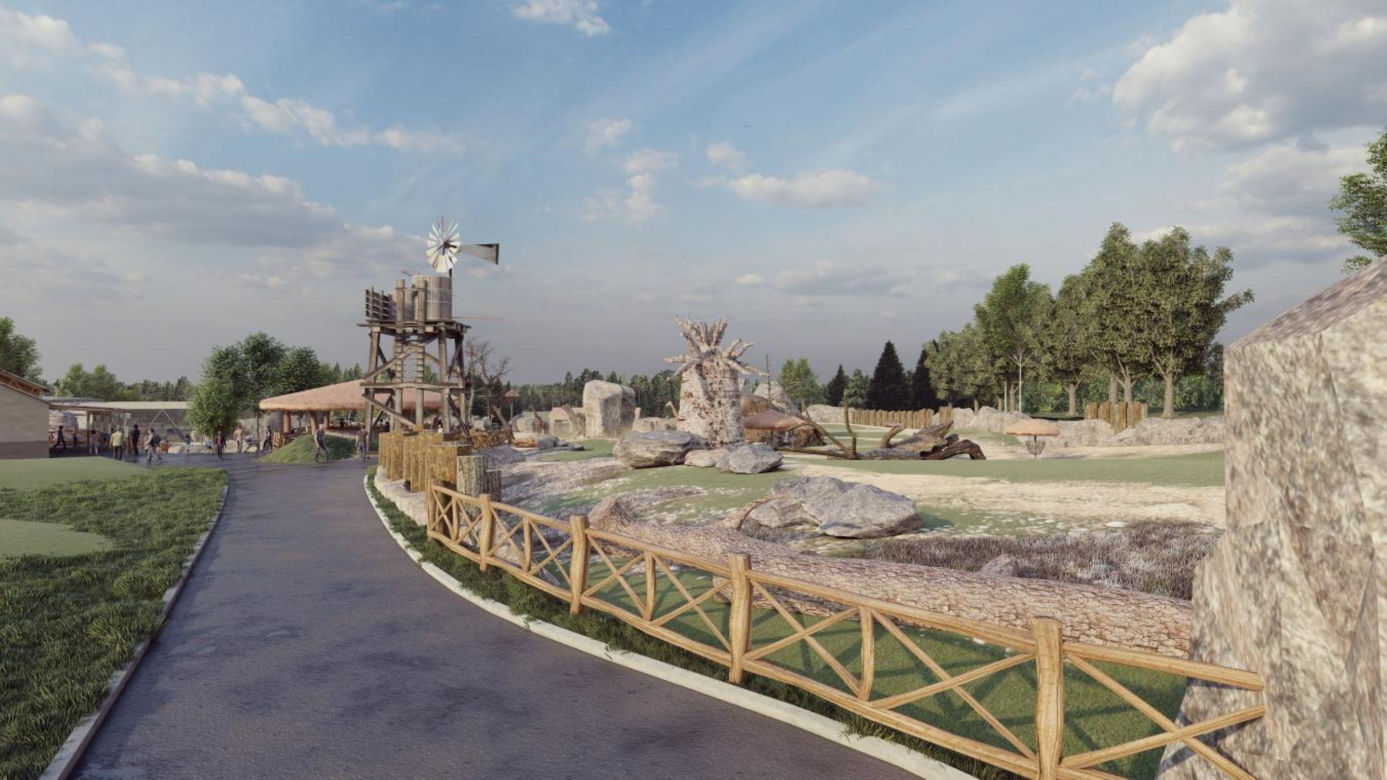 Nowy wybieg afrykański w Warszawskim ZOO - koncepcja architektoniczna