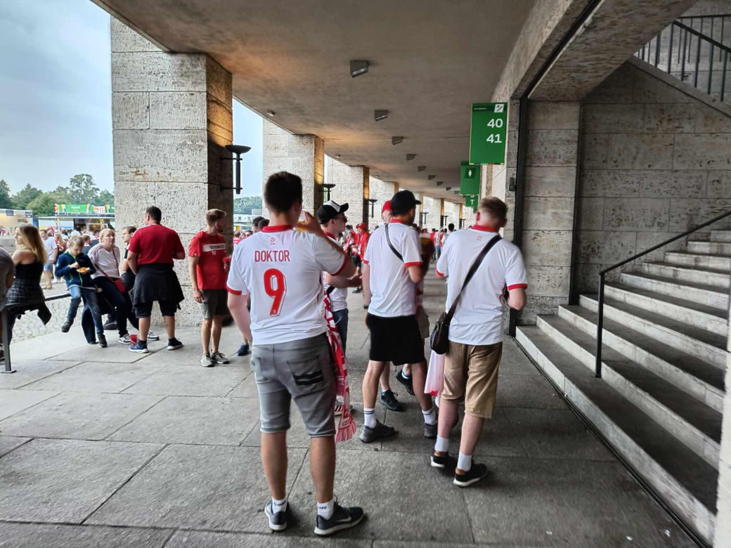 Euro 2024. Kibice przed meczem Polska - Austria w Berlinie
