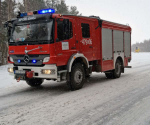 Wypadek na terenie gminy Adamów