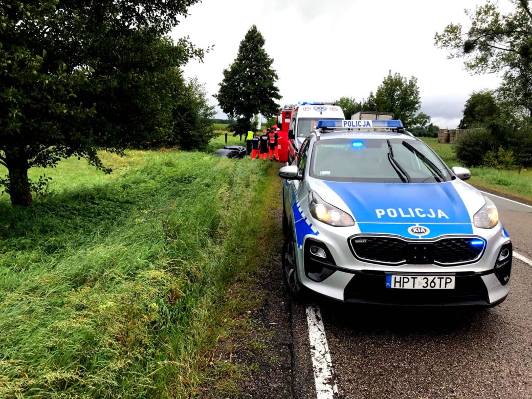 Śmiertelny wypadek na trasie Wielbark - Szymany