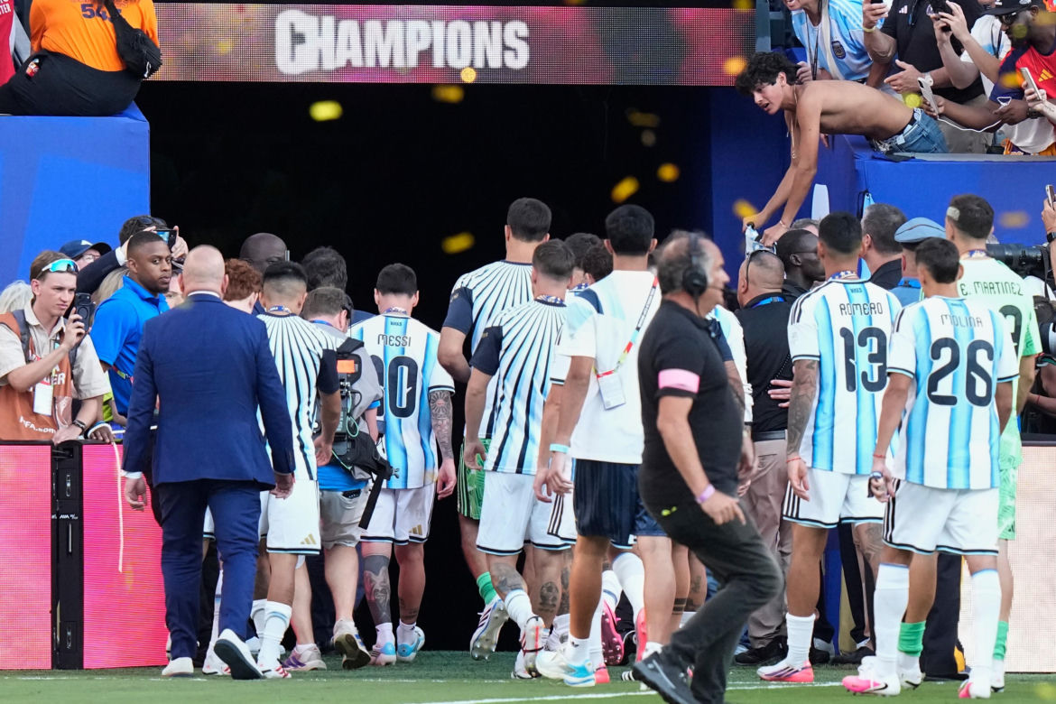 Awantura po finale MŚ Hiszpania - Argentyna