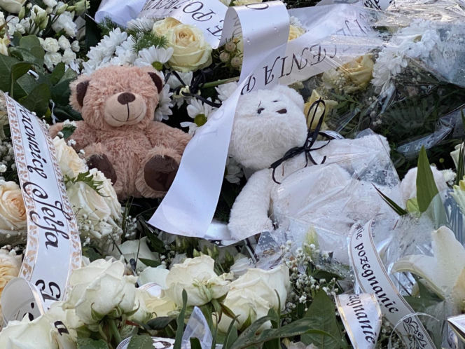 Grób zamordowanej Danusi