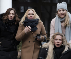 Przyjaciółki 11 sezon odc. 126. Anka (Magdalena Stużyńska) Patrycja (Joanna Liszowska) Inga (Małgorzata Socha), Zuza (Anita Sokołowska)