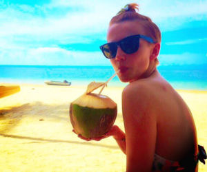 	Katarzyna Zielińska na wakacjach na Bali