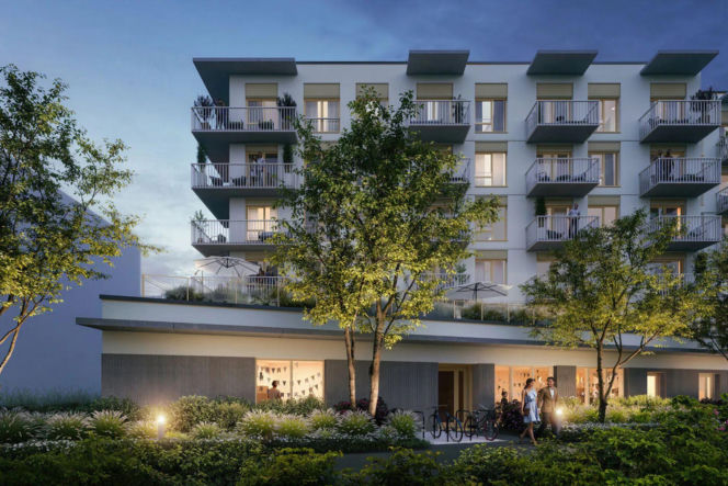 Wrocławskie osiedle mieszkaniowe Przy Parku Vita