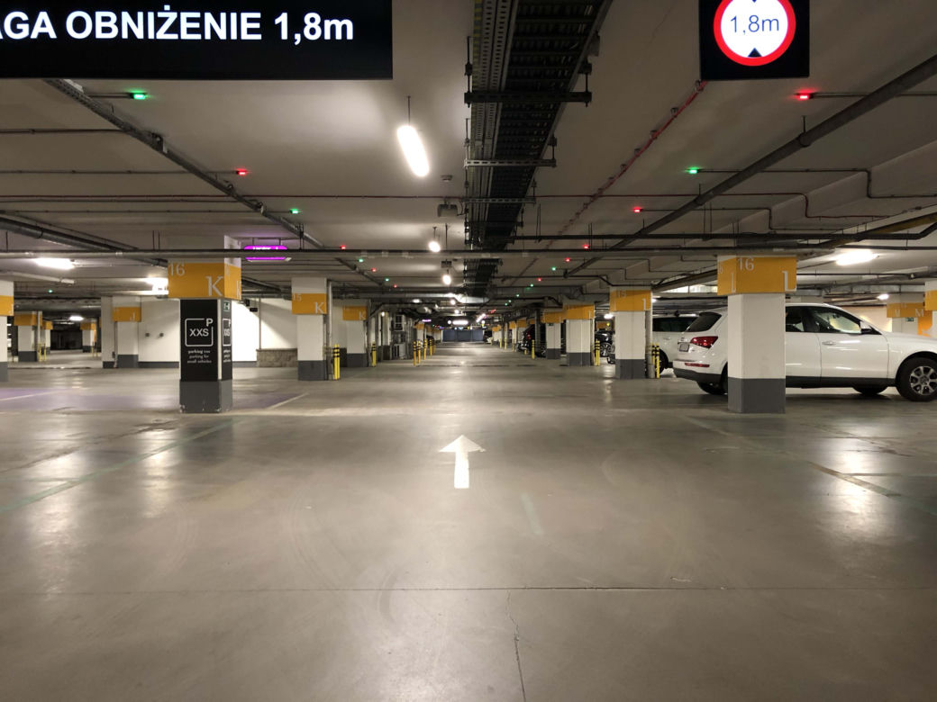 Otwarcie galerii handlowych - parkowanie