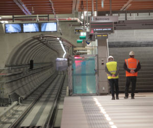 Pierwszy pociąg metra wjechał na Bemowo