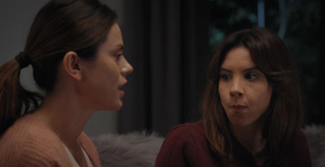 M jak miłość odc. 1919. Kasia (Paulina Lasota), Aneta (Ilona Janyst)