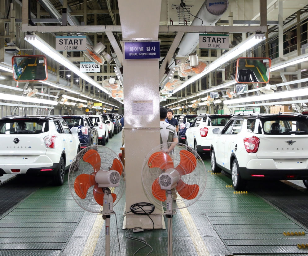 Fabryka samochodów SsangYong w Pyeongtaek