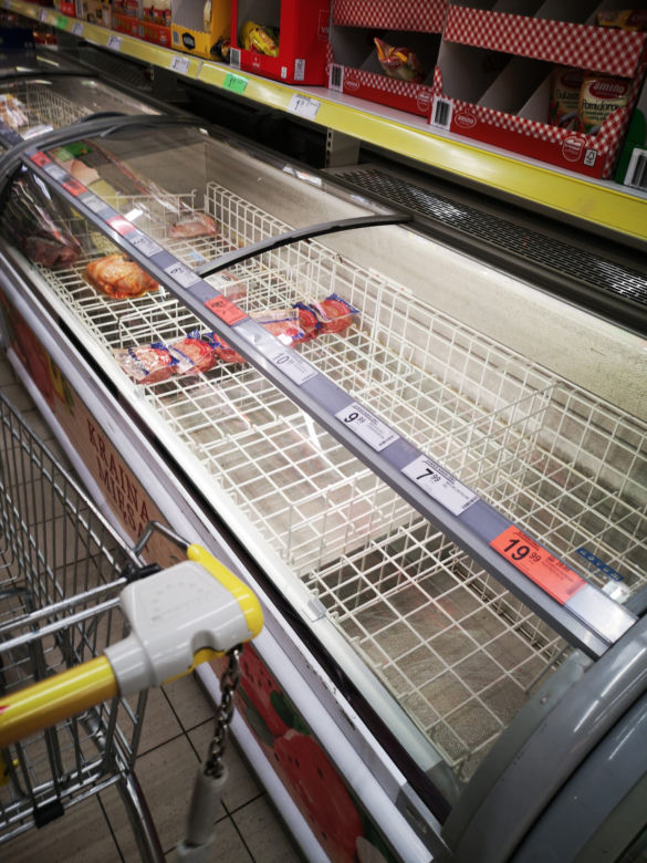 Panika w Białymstoku? Markety oblężone. Dzikie tłumy na zakupach [ZDJĘCIA]