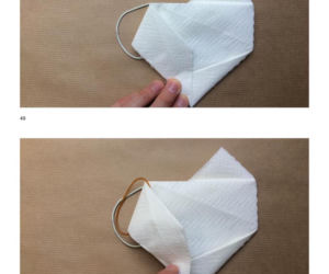Maseczka ochronna origami - prosta, tania do szybkiego zrobienia w domu