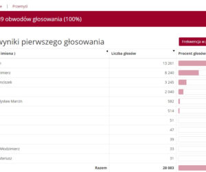 Wybory prezydenckie 2020: Jak głosowali mieszkańcy Podkarpacia