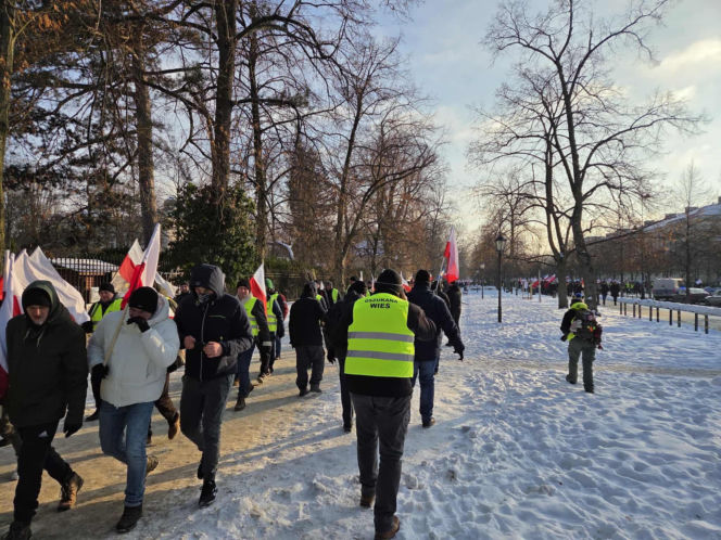 Protest rolników w Warszawie (9.01.2026)
