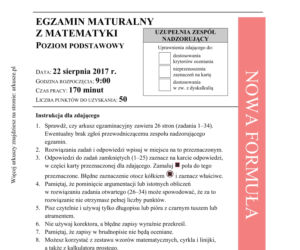 Matura próbna 2020 matematyka. CKE opublikowała STARE ARKUSZE!