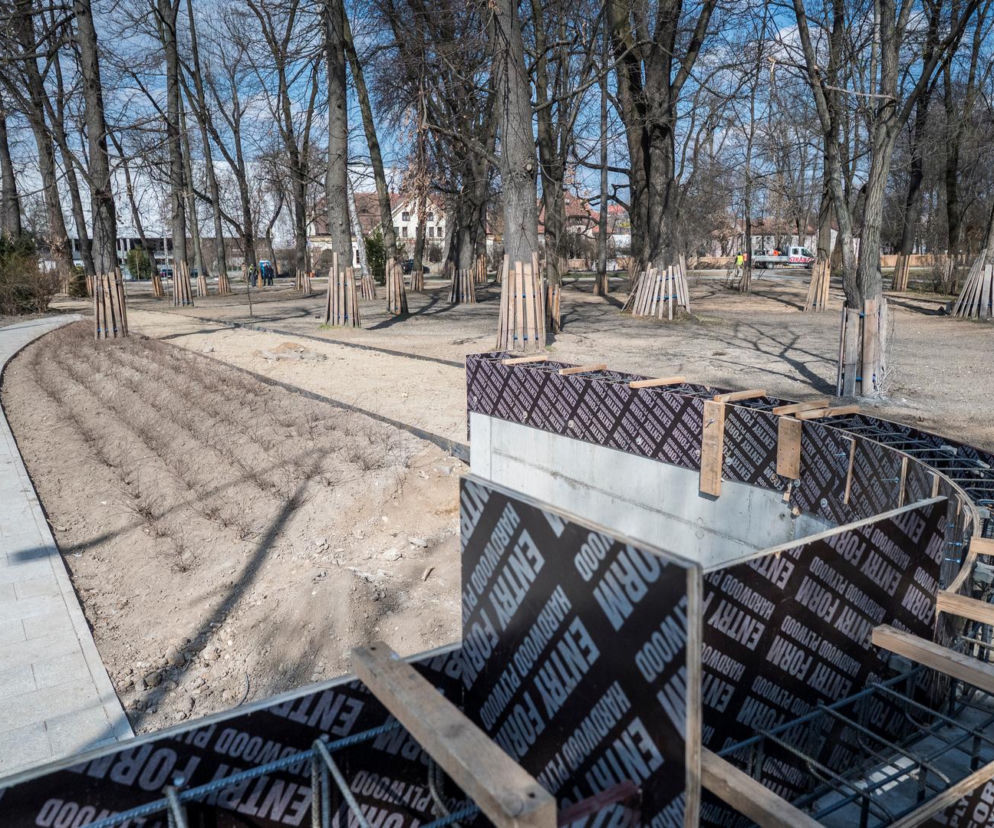 Jeszcze przed latem mamy się przejść nowymi alejkami. Trwa rewitalizacja Parku Bronowickiego