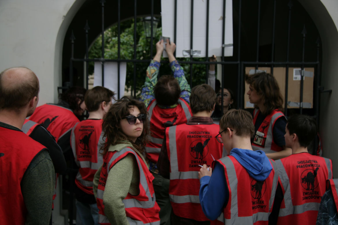 Protest okupacyjny studentów na UW