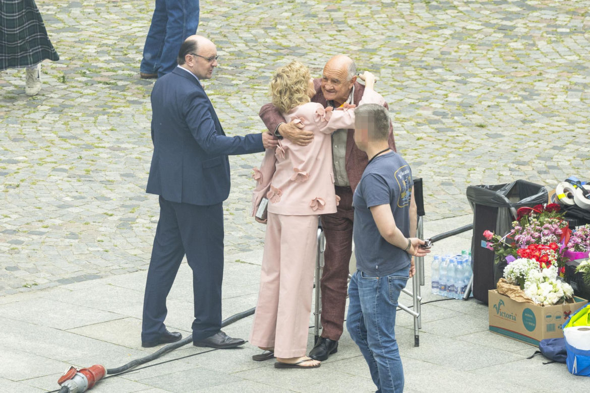 Gwiazdy na planie serialu "Klara"