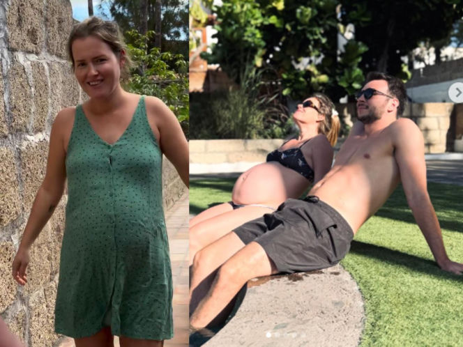 Olga Frycz z rodziną na wakacjach