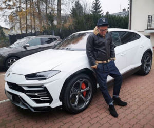 Kuba Wojewódzki jeździ Lamborghini Urus