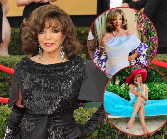 93-letnia Joan Collins zachwyca w Saint-Tropez