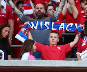 Wisła Kraków - Wieczysta Kraków: Zdjęcia kibiców i zawodników z meczu 6. kolejki PKO BP Ekstraklasy