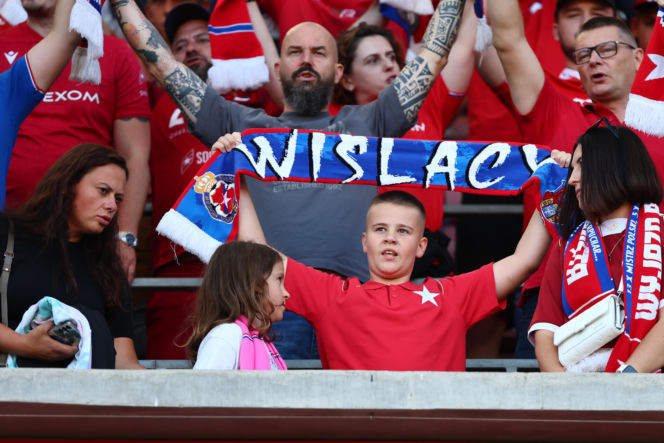 Wisła Kraków - Wieczysta Kraków: Zdjęcia kibiców i zawodników z meczu 6. kolejki PKO BP Ekstraklasy