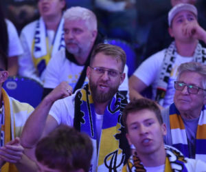 Strefa kibica w Kujawsko-Pomorskiej Arenie Toruń. Tak fani dopingowali ekipę Aniołów podczas finału PGE Ekstraligi