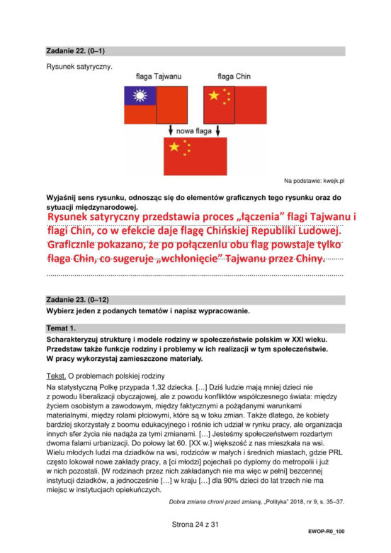 Matura 2025 WOS rozszerzony: odpowiedzi do wszystkich zadań z arkusza CKE - Formuła 2015 [13.05.2025]
