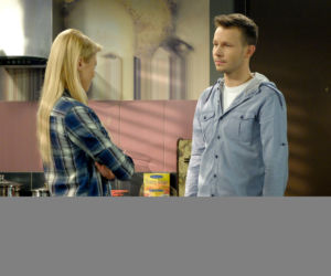 Pierwsza miłość. Jowita (Joanna Opozda), Radek (Mateusz Banasiuk)