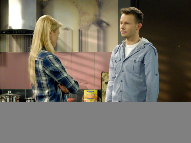 Pierwsza miłość. Jowita (Joanna Opozda), Radek (Mateusz Banasiuk)