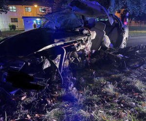 Młody kierowca wyprzedzał na trzeciego
