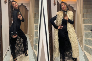 Kinga Rusin znów uciekła z Polski. W białych frędzlach mówi o wariatach i straszy złowrogą wizją