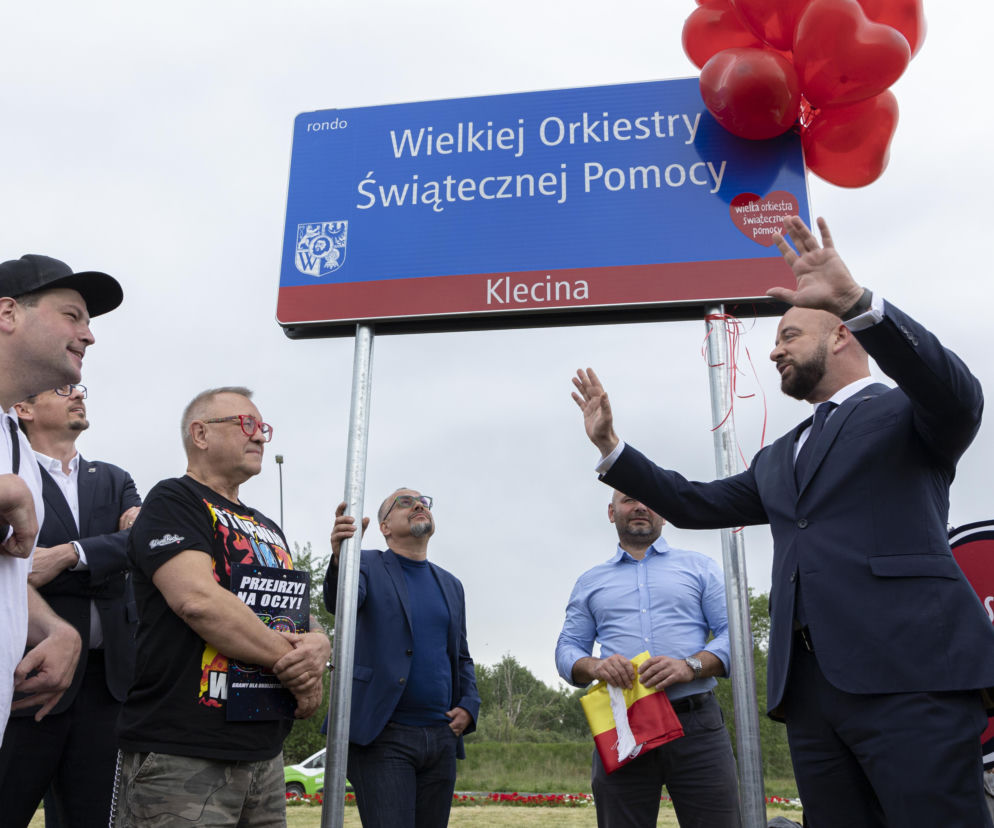 Jurek Owsiak z wizytą we Wrocławiu. WOŚP ma swoje rondo w mieście