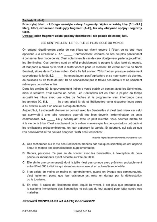 Matura 2022: francuski rozszerzony. Arkusze CKE, pytania, zadania, poziom rozszerzony 