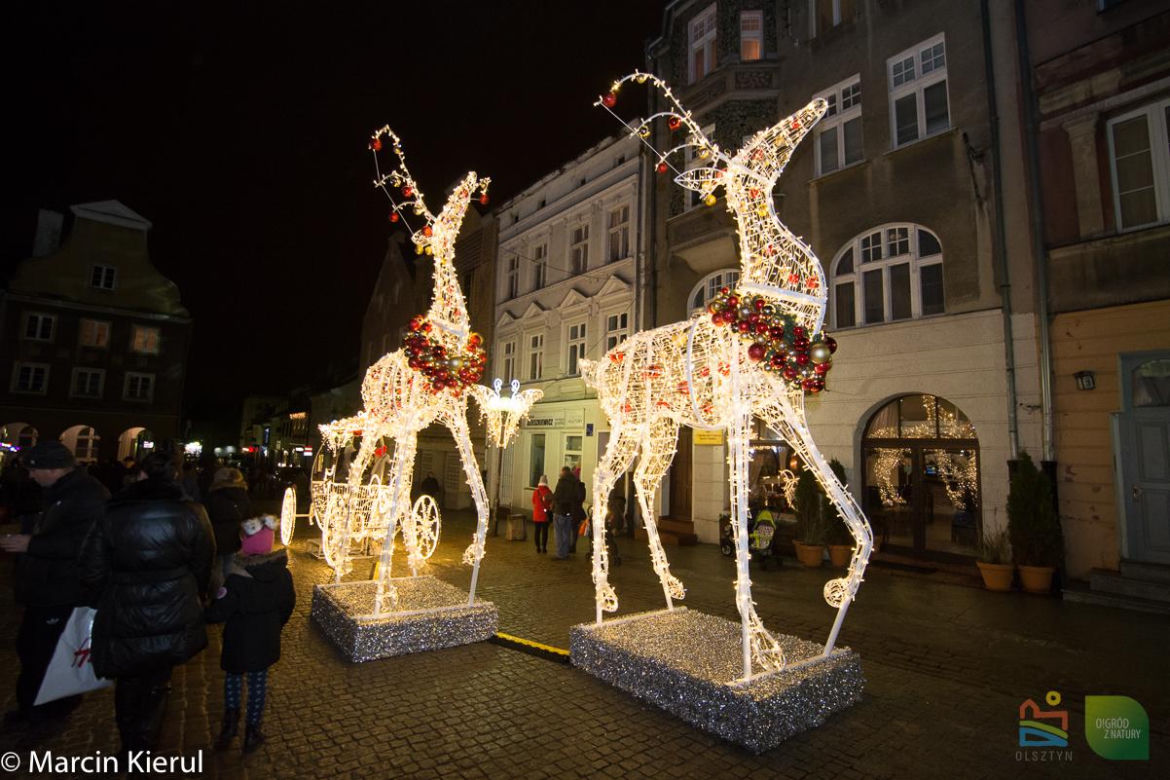 Świąteczne iluminacje w Olsztynie. Zobacz zdjęcia z poprzednich lat