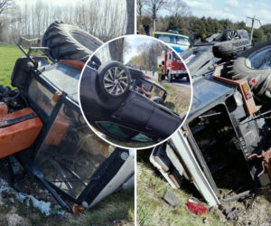 3 promile, sądowe zakazy, cofnięte uprawnienia. A kierowca ciągnika i tak ruszył w drogę!