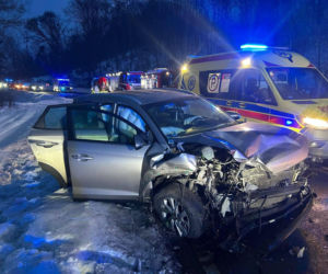 Kłódka. Wypadek na DK 16